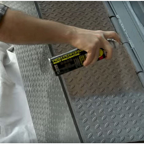 Rust-Oleum Hard Hat High Performance V2100 System Rust Preventive Enamel Spray Paint, Gloss Dark Machine Gray, 15 oz Aerosol Can, 6/CT (V2187838CT)