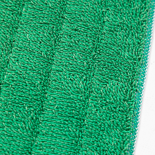 Microfiber Flat Wet Mop Pads Economy 18" Green - Pack Of 12 (M830018G-F)