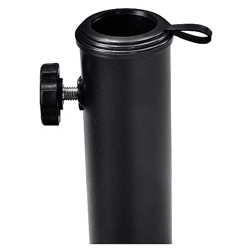Global Industrial Umbrella Base, Round, Concrete, 33 lb Capacity, 18 x 18 x 13.5, Black (695474)