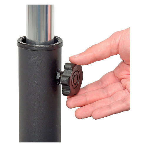 Global Industrial Umbrella Base, Square, Concrete, 88 lb Capacity, 20 x 20 x 15.75, Black (695475)