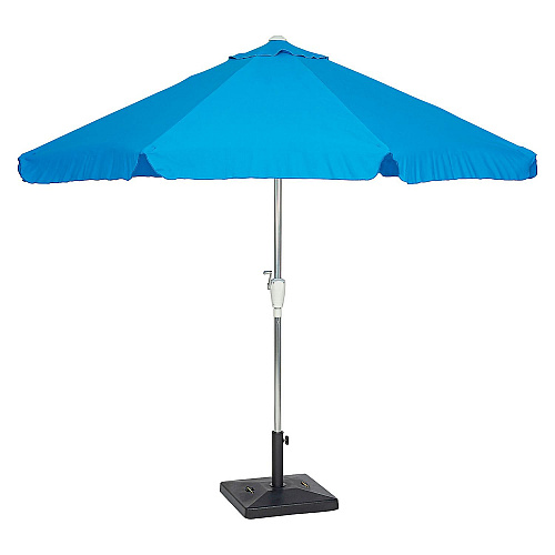 Global Industrial Umbrella Base, Square, Concrete, 88 lb Capacity, 20 x 20 x 15.75, Black (695475)
