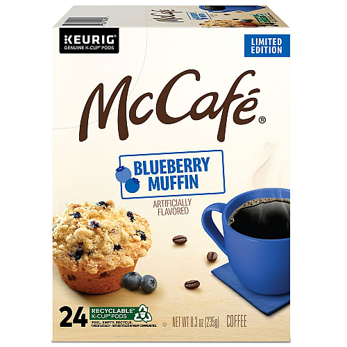 McCafe Blueberry Muffin K-Cups, 24/Box (9460)