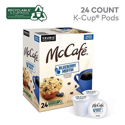 McCafe Blueberry Muffin K-Cups, 24/Box (9460)