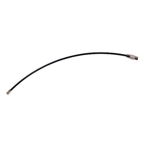 ergodyne Arsenal 5719 Wire Cable Key Ring, 1.88" dia, Iron, Black, 10/Pack (13722)