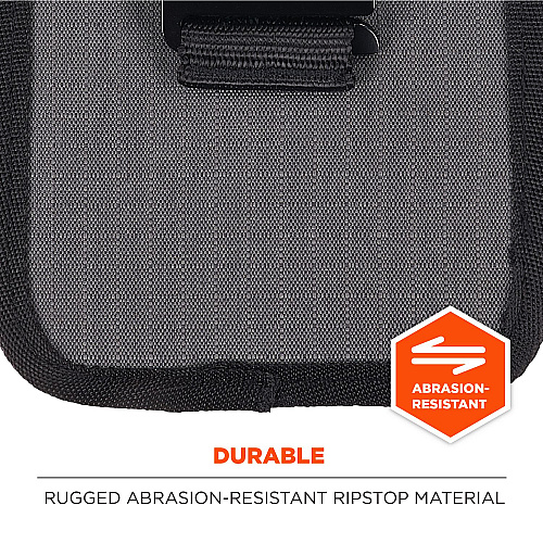 ergodyne Arsenal 5568 Belt Loop Tool Pouch with Device Holster, 4 Compartments, 5 x 2 x 8.5, Polyester, Gray (13668)