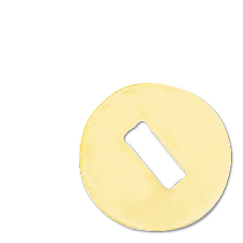 Acco #2 Washers for Two-Prong Fasteners, 1.25" Diameter, Brass, 100/Box (71511)