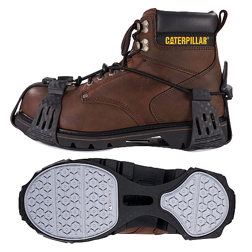 ergodyne TREX 6326 Spikeless Slip- and Oil-Resistant Traction Device, Medium (Mens Size 7.5 to 9), Black, Pair (16926)