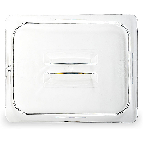 Carlisle StorPlus Polycarbonate Handled Universal Lid, 12.88 x 20.75 x 0.88, Clear, Plastic (10210U07)