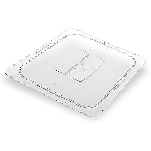 Carlisle StorPlus Polycarbonate Handled Universal Lid, 12.88 x 20.75 x 0.88, Clear, Plastic (10210U07)