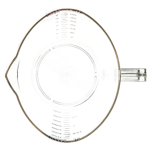 Carlisle Commercial Measuring Cup, 0.5 gal, Clear (4314407)