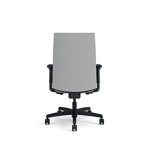 HON Ignition 2.0 Upholstered Mid-Back Task Chair, Up to 300 lbs, 17 to 21.5 Seat Height, Flint Seat and Back, Black Base (I2U2ASX39NTK)