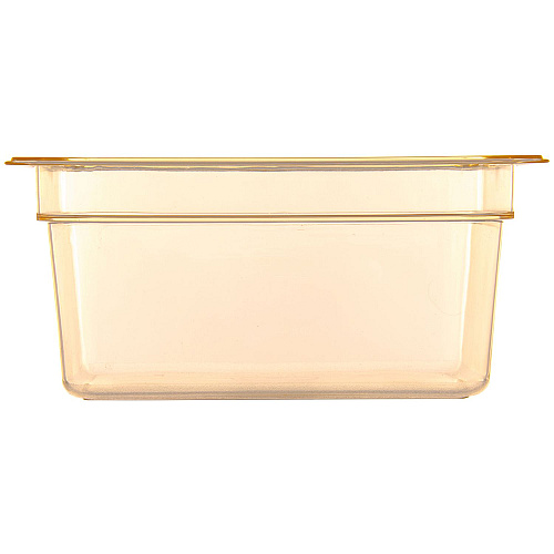Carlisle StorPlus High Heat Food Pan, 8.7 qt, 10.38 x 12.75 x 6, Amber, Plastic (10422B13)