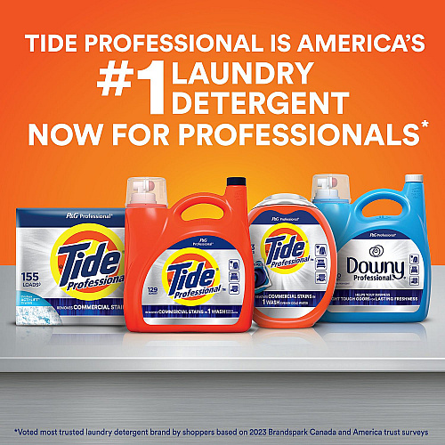 Tide&reg; Professional Liquid Laundry Detergent, 105 oz., 4 Pour Bottles (14116)