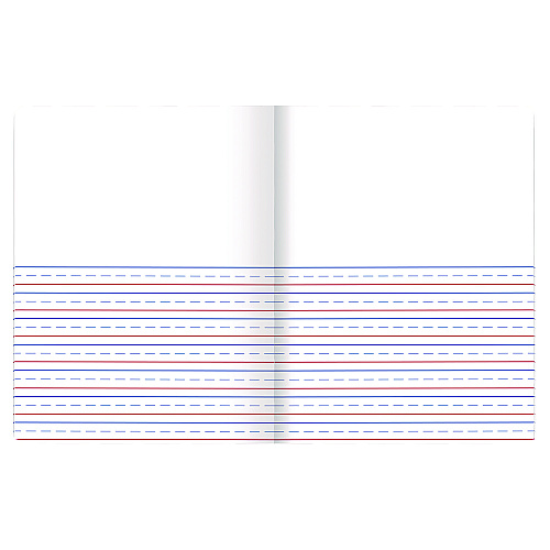 Mead Primary Journal Half Page Ruled, Blue Marble Cover, Primary Rule, (100) 9.75 x 7.5 Sheets (9554)