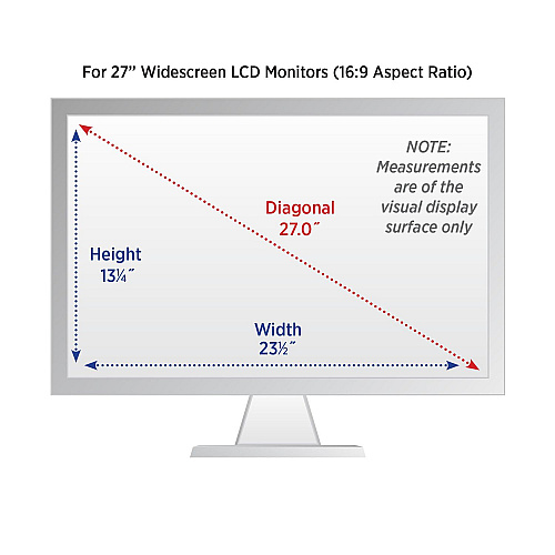 Kantek LCD Monitor Magnifier Filter for 27" Widescreen Flat Panel Monitor (MAG27WL)