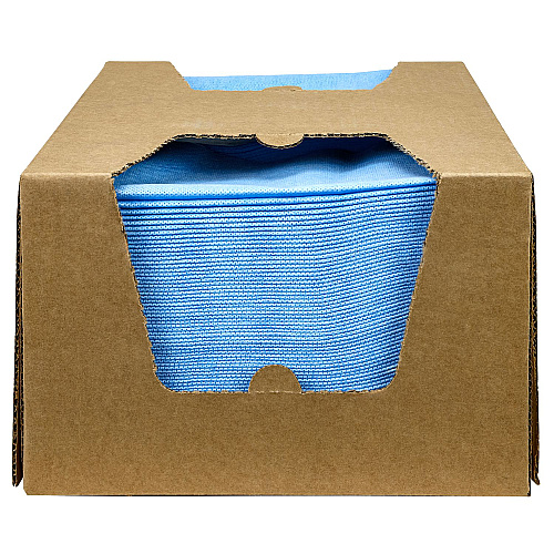 SaniWorks Deluxe Foodservice Wiper, 13 x 17, Blue, 150/Carton (NF310QCB3A)