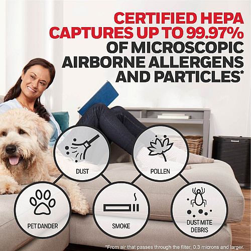 Honeywell Filter G True HEPA Air Purifier Filter, 1.5 x 10 (HRFG1)