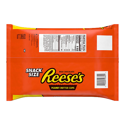 Reese's Snack Size Peanut Butter Cups, 19.5 oz Bag, 2 Bags/Carton (60004058)