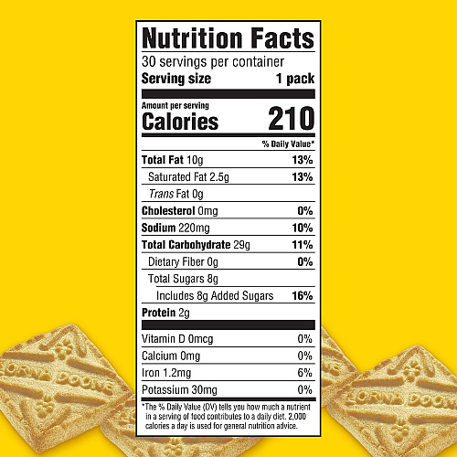 Nabisco Lorna Doone Shortbread Cookies, 1.5 oz Packet, 30/Box, 2 Boxes/Carton (60004093)