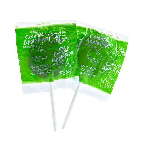 Tootsie Roll Caramel Apple Pops, 0.63 oz Individually Wrapped, 48/Box, 2 Boxes/Carton (60004066)