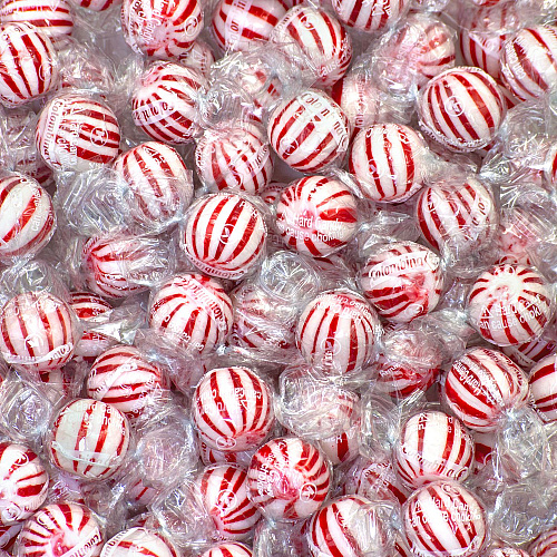 Colombina Jumbo Peppermint Balls, 0.32 oz Individually Wrapped, 120/Bag, 4 Bags/Carton (60004063)
