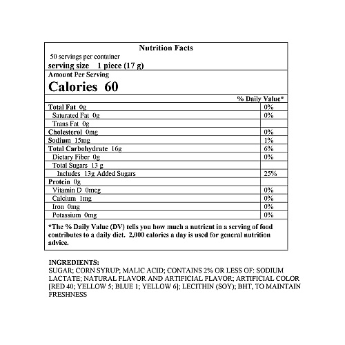 Jolly Rancher Lollipops Assortment, Assorted Flavors, 0.6 oz Individually Wrapped, 50/Box, 2 Boxes/Carton (60004065)