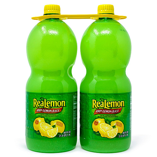 ReaLemon Lemon Juice from Concentrate, 48 oz Bottle, 2/Pack, 2 Packs/Carton (60004062)
