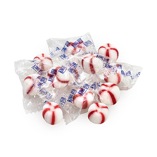 King Leo Peppermint Soft Mint Puffs, 5 lb Bag, 2/Carton (60004086)