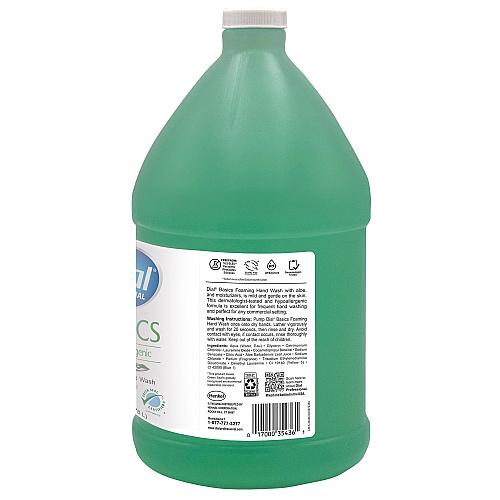 Dial Basics Hypoallergenic Hand Wash, Honeysuckle Scent, 1 gal, 4/Carton (35438)