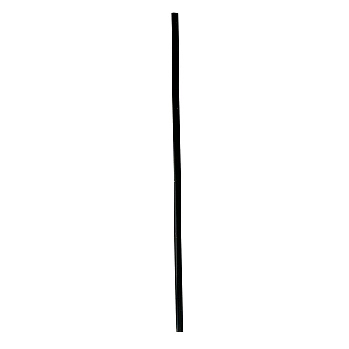 Boardwalk Wrapped Jumbo Straws, 10.25", Polypropylene, Black, 2,000/Carton (BWKJSTW1025BK)