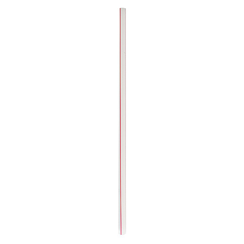 Boardwalk Wrapped Jumbo Straws, 10.25", Polypropylene, Red/White Striped, 2,000/Carton (BWKJSTW1025RW)