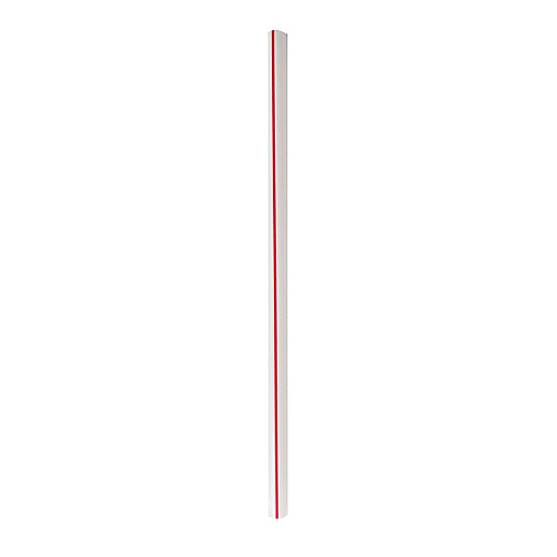 Boardwalk Wrapped Giant Straws, 7.75", Polypropylene, Red/White Striped, 7,200/Carton (BWKGSTW775RW)