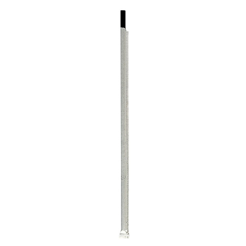 Boardwalk Wrapped Jumbo Straws, 10.25", Polypropylene, Black, 2,000/Carton (BWKJSTW1025BK)