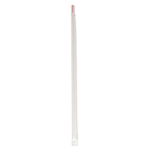 Boardwalk Wrapped Jumbo Straws, 10.25", Polypropylene, Red/White Striped, 2,000/Carton (BWKJSTW1025RW)