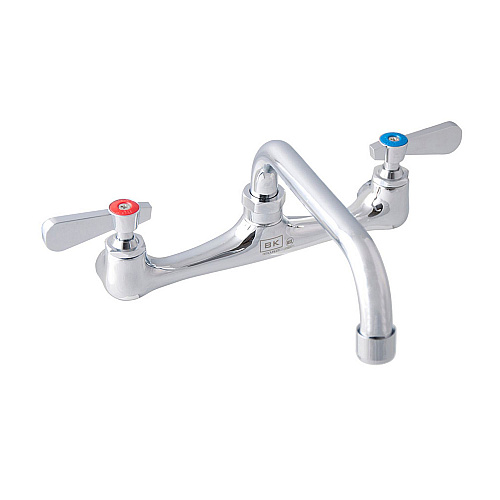 BK Resources Stainless Steel Sink and Faucet Bundle, Sink/Faucet/Faucet Mounting Kit/Drain, 15" L x 15" W x 14" D (BKS11514PG)