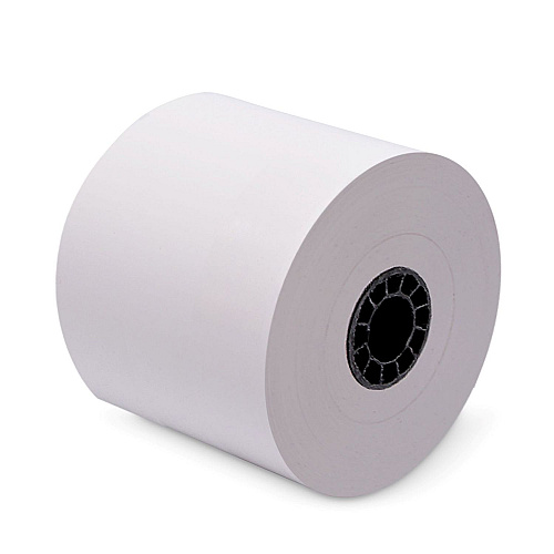 ICONEX Sticky Media, 3.15" x 270 ft, White, 12 Rolls/Carton (90230088)