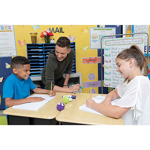 Pacon Chart Tablets, Presentation Format (1" Rule), 24 x 32, White, 25 Sheets, 12/Carton (74610CT)
