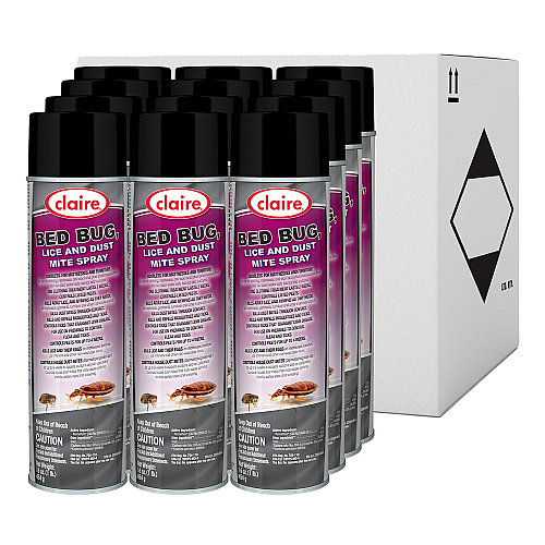 Claire Bed Bug Killer, 16 oz Aerosol Spray, 12/Carton (006)