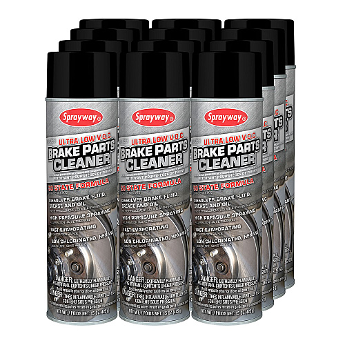 Sprayway Brake Parts Cleaner, 15 oz Aerosol Spray, 12/Carton (069)