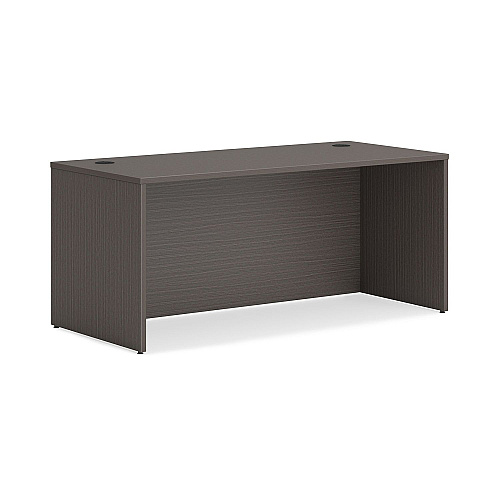 HON Mod Double Pedestal Desk Bundle, 66" x 30" x 29", Slate Teak (MOD002)