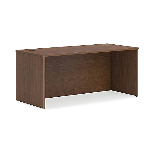 HON Mod Double Pedestal Desk Bundle, 66" x 30" x 29", Sepia Walnut (MOD003)