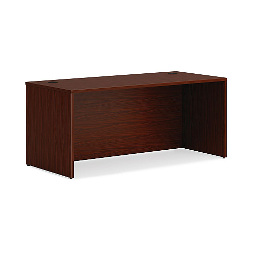 HON Mod Double Pedestal Desk Bundle, 66" x 30" x 29", Traditional Mahogany (LDS66PSTM1)