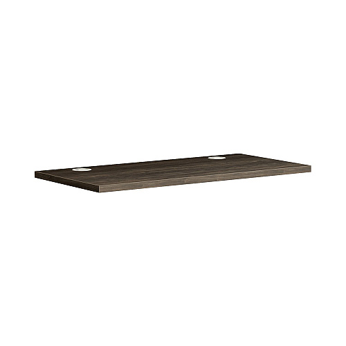HON Coordinate Height Adjustable Desk Bundle 2-Stage, 46" x 22" x 27.75" to 47", Florence WalnutSilver (HAT2SFLS2246)