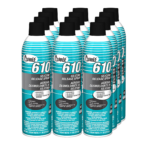 Camie 610 Silicone Release Agent, 11 oz Aerosol Can, 12/Carton