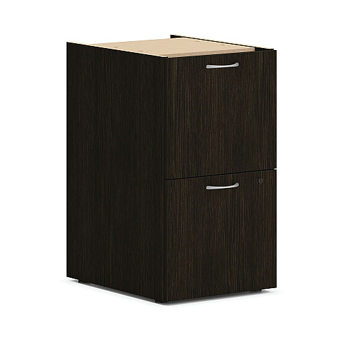 HON Mod Double Pedestal Desk Bundle, 72" x 30" x 29", Java Oak (MOD010)
