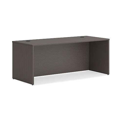 HON Mod Double Pedestal Desk Bundle, 72" x 30" x 29", Slate Teak (MOD007)