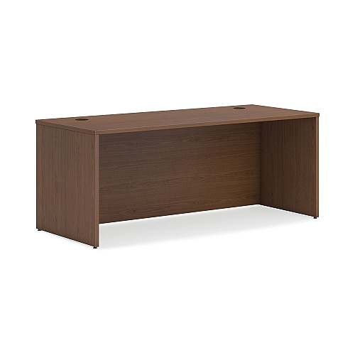 HON Mod Double Pedestal Desk Bundle, 72" x 30" x 29", Sepia Walnut (MOD008)