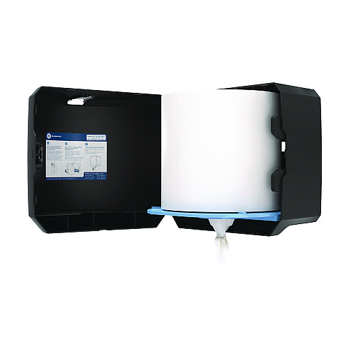Georgia Pacific Professional SofPull CenterPull Hand Towel Dispenser, 10.13 x 10.58 x 11.33, Black (58201B)