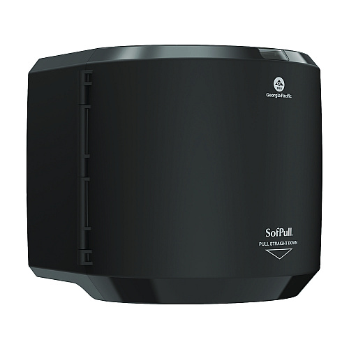 Georgia Pacific Professional SofPull CenterPull Hand Towel Dispenser, 10.13 x 10.58 x 11.33, Black (58201B)