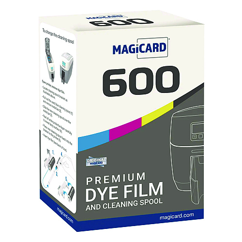 MB300YMCKO/2 Color Ribbon, Black/Cyan/Magenta/Yellow/Topcoat Protective Layer